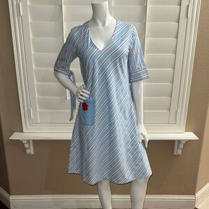 Nicobar Cotton Shift Pocket Dress